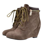 brown-lace-up-wedge-booties-pair