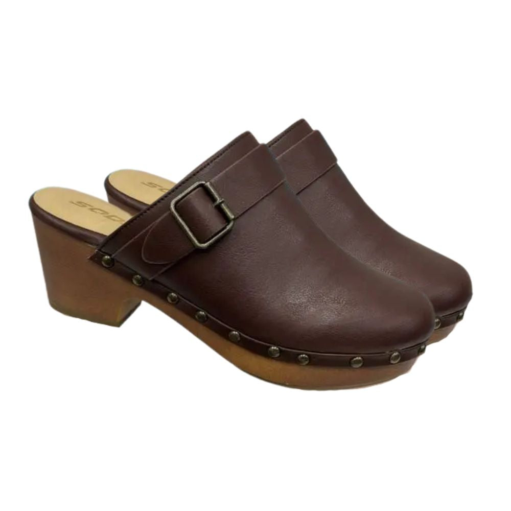 brown-leather-clog-heels-pair