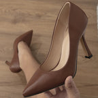 brown-leather-high-heel-pumps-shoes