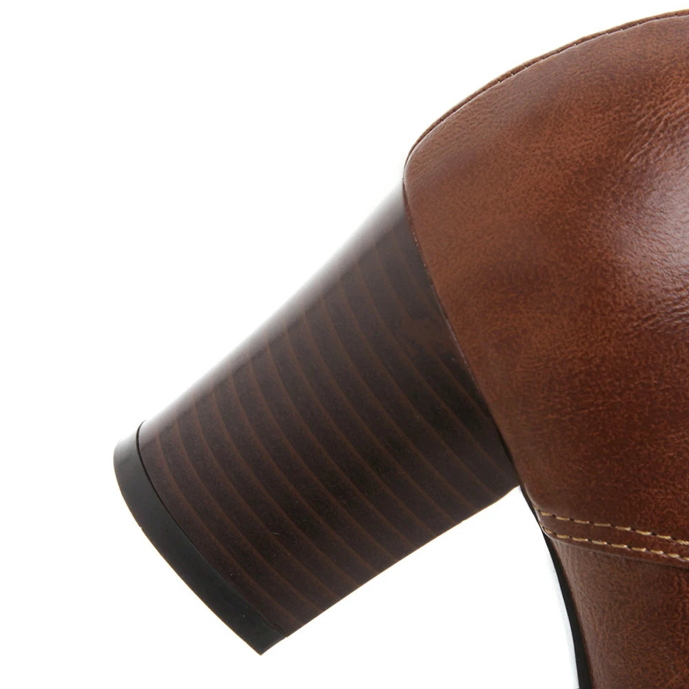 brown-womens-oxford-heels-block-heel