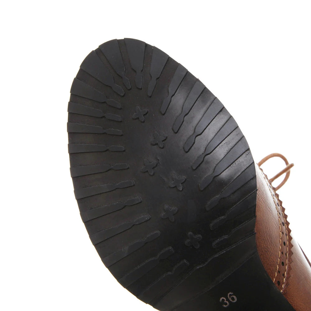brown-womens-oxford-heels-block-sole