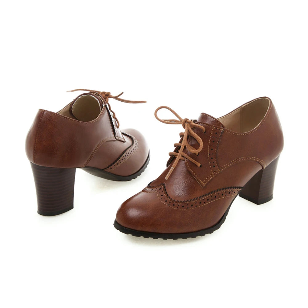 brown-womens-oxford-heels-pair