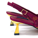 burgundy-and-gold-heels-slingback