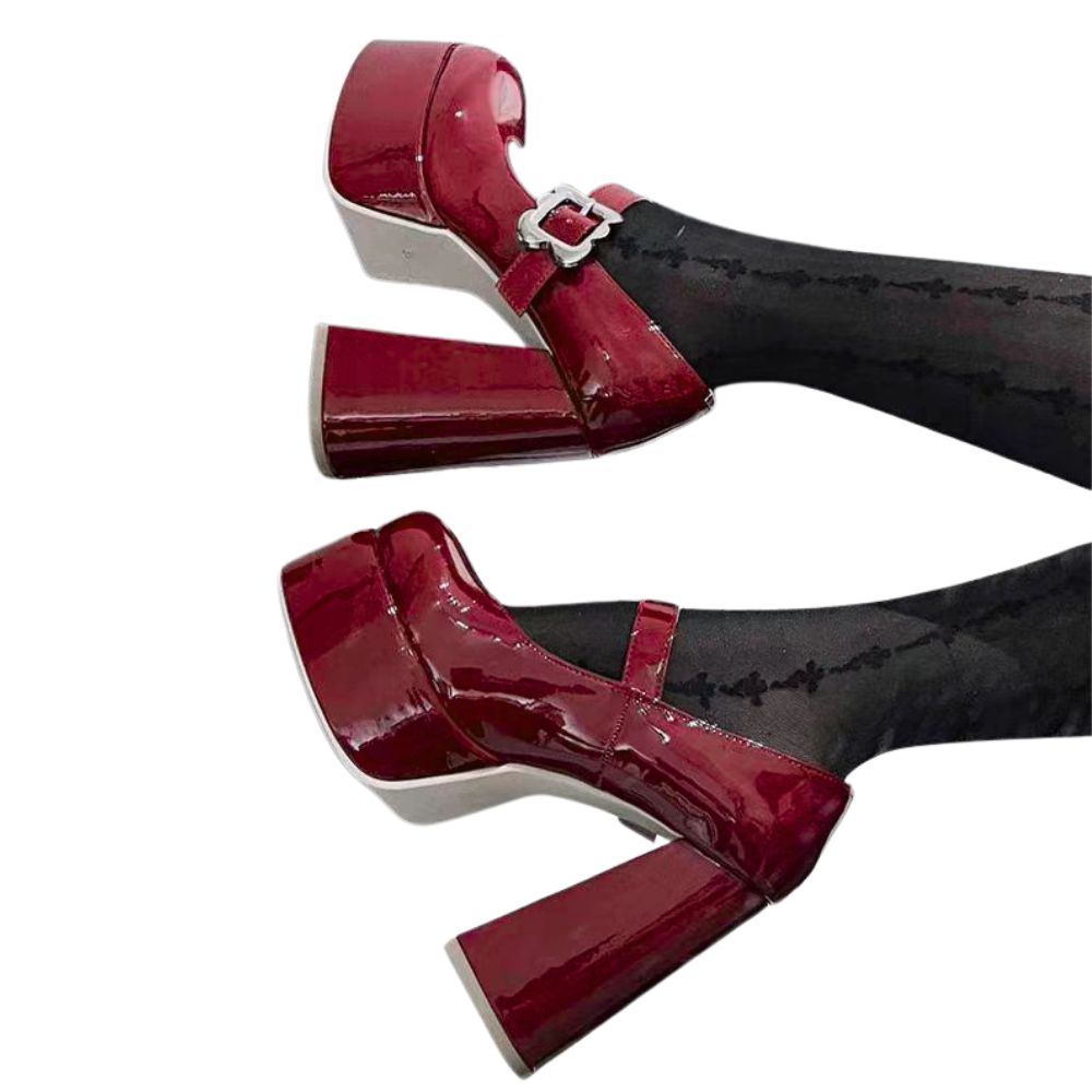 burgundy-block-heel-mary-janes-side