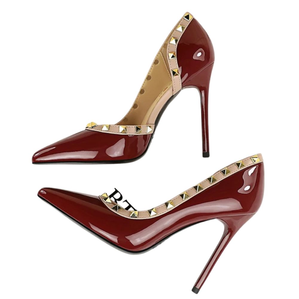 burgundy-studded-heels-side