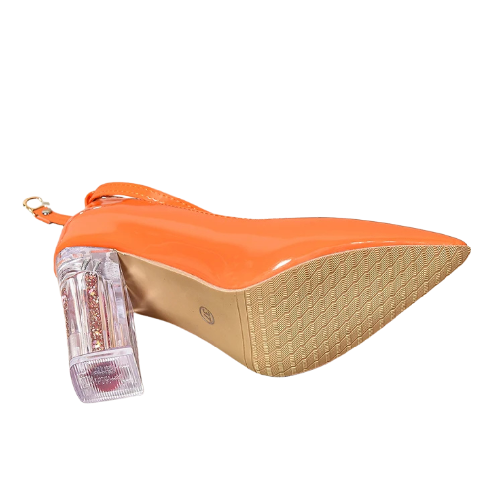 clear-and-orange-heels-bottom