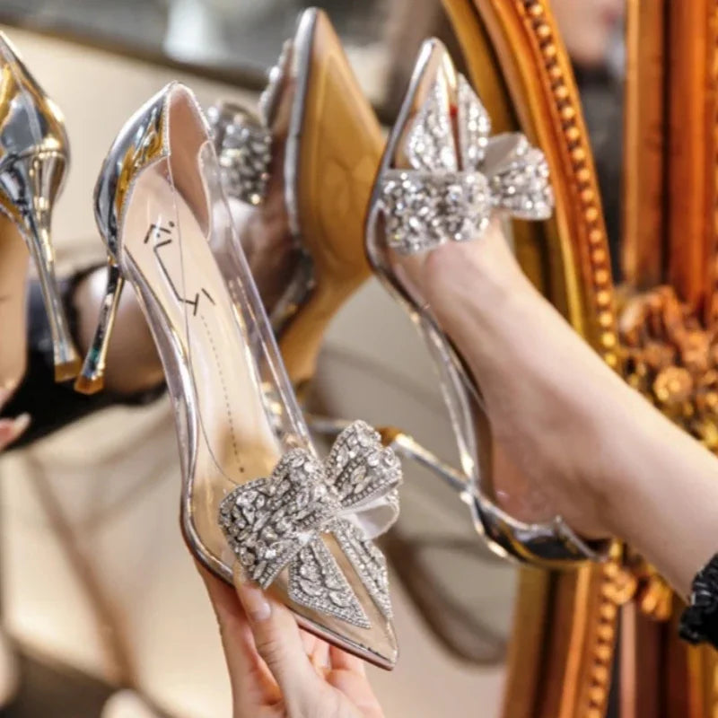 clear-heels-with-bow-pair-decor