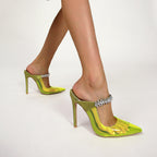 clear-neon-yellow-heels-walk
