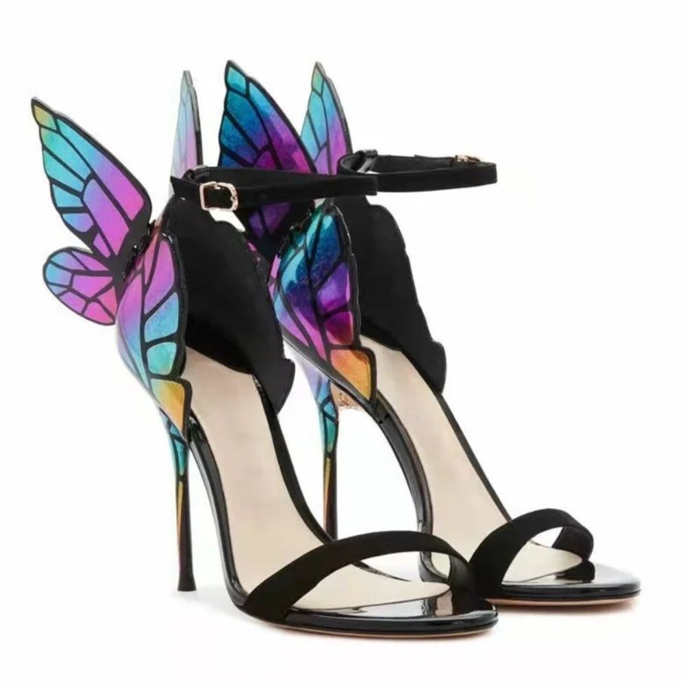 colorful-butterfly-heels-pair