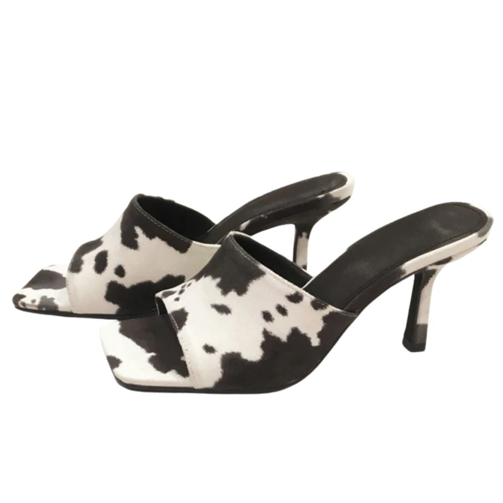 cow-print-mule-heels