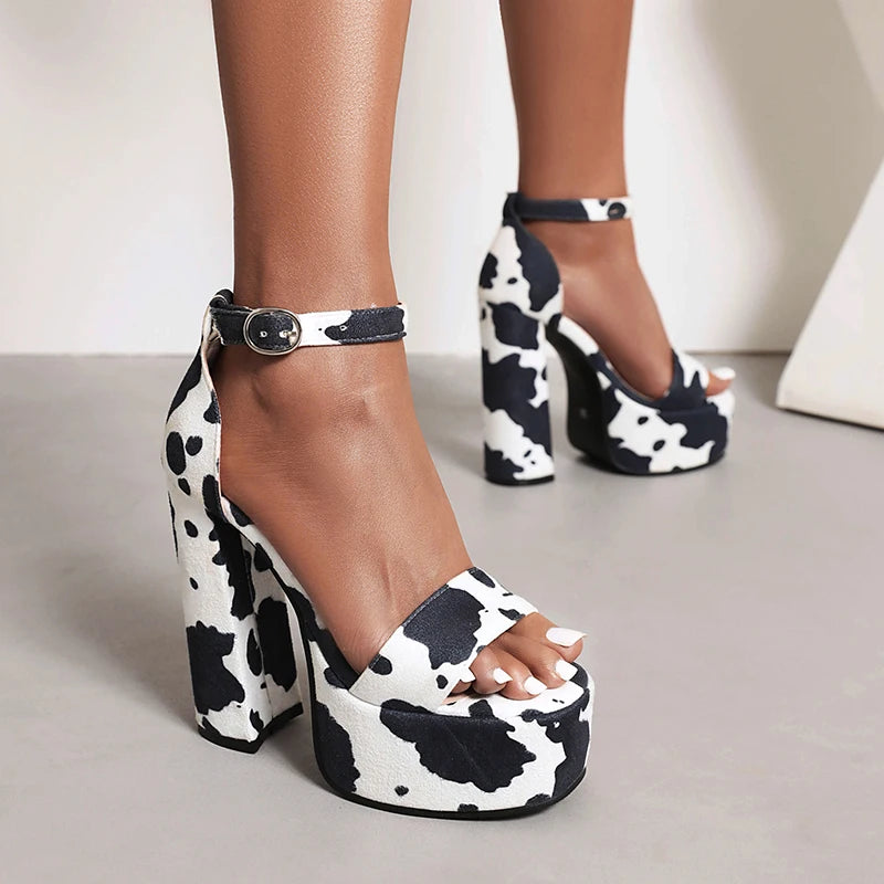 cow-print-platform-sandals-black-pair