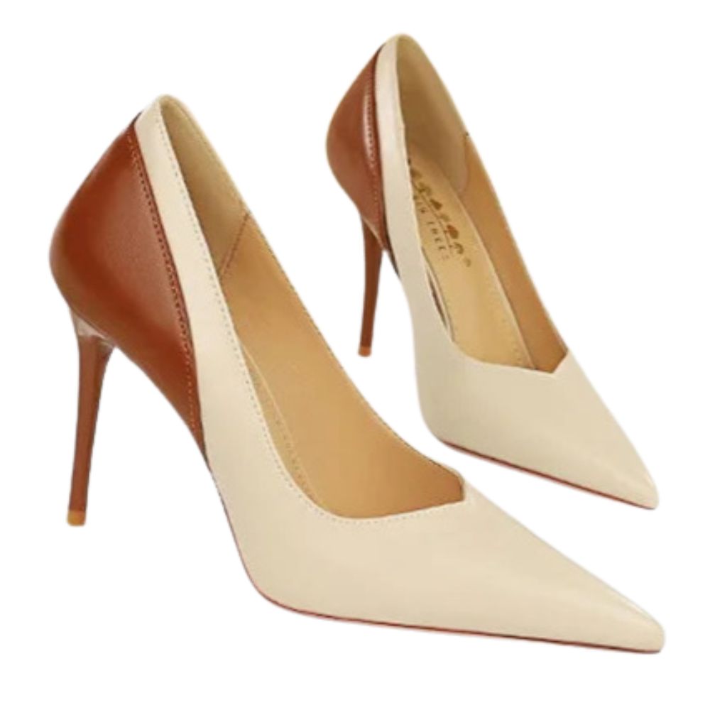cream-and-brown-heels-pair