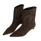 dark-brown-ankle-boots-with-low-heel