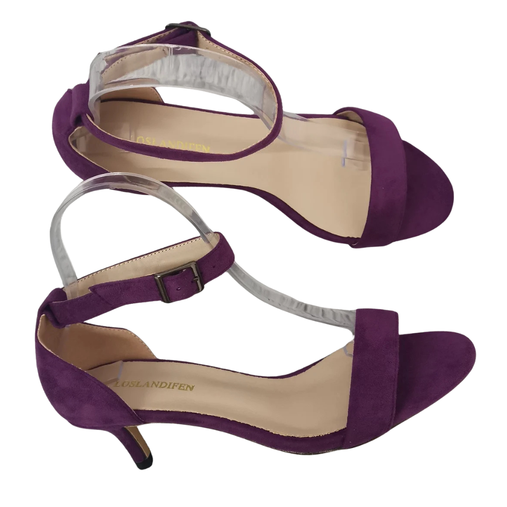 dark-purple-low-heel-sandals-side