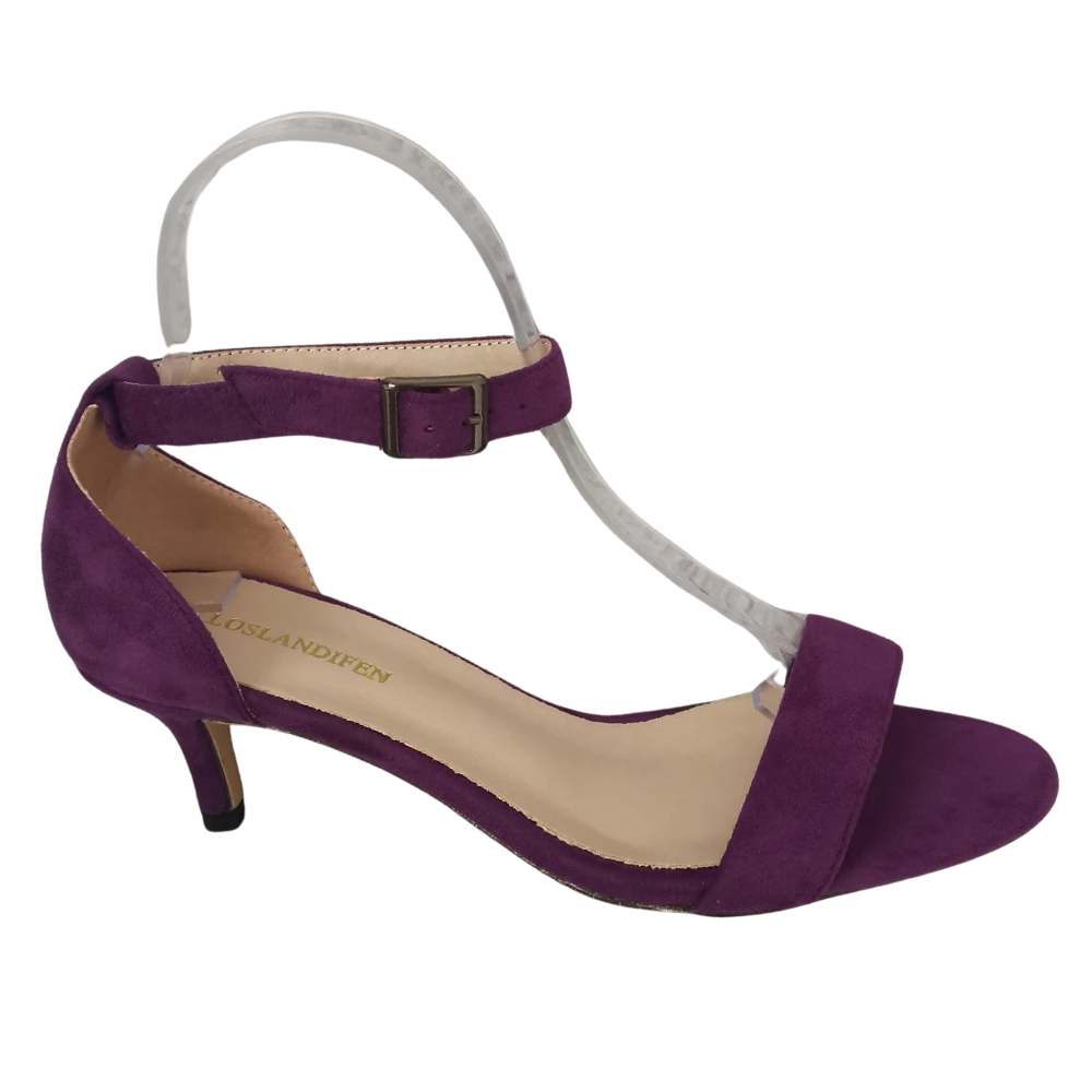 dark-purple-low-heel-sandals