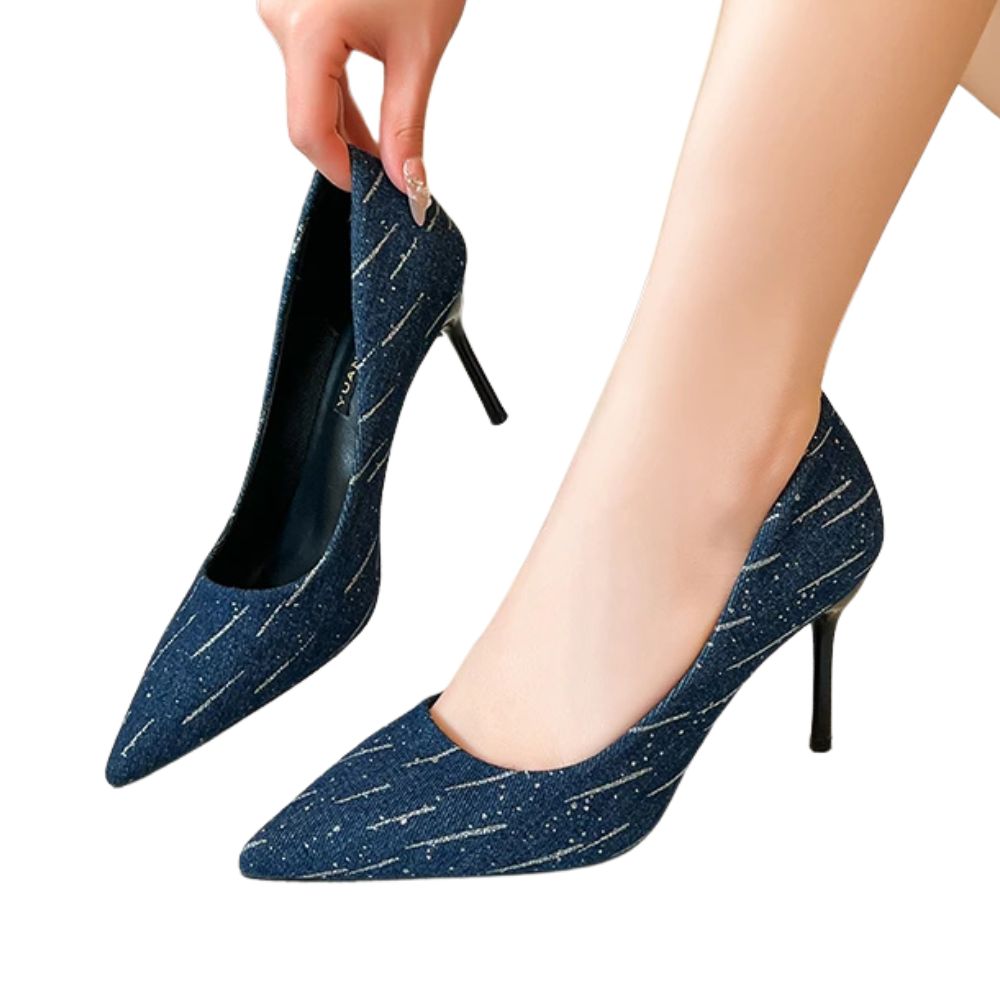 denim-high-heel-shoes