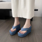 denim-wedge-flip-flops-standing