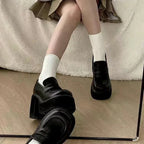 faux-leather-chunky-heel-loafer-shoes-for-women-side-model
