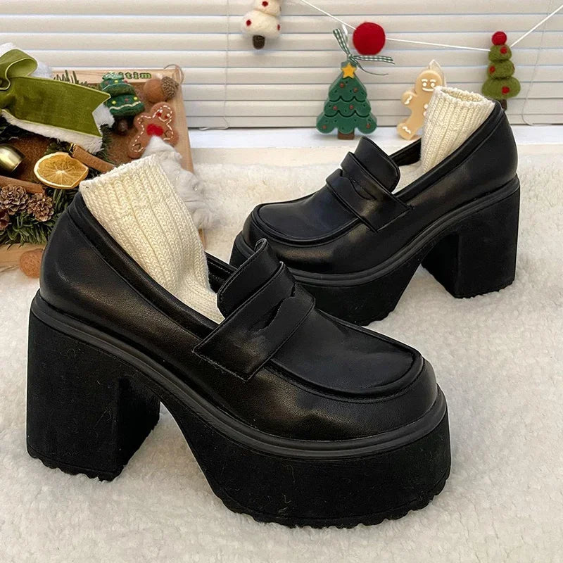 faux-leather-chunky-heel-loafer-shoes-for-women-side