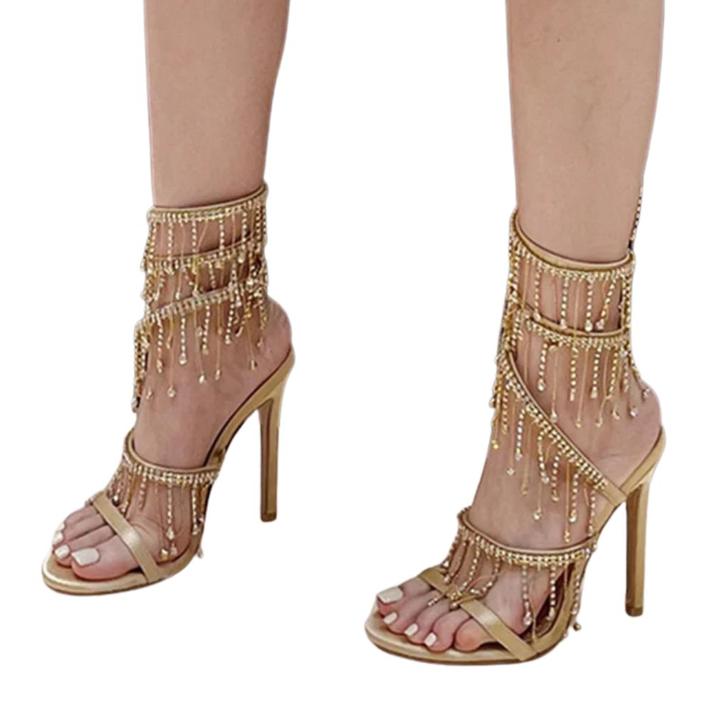 gold-fringe-strappy-heels
