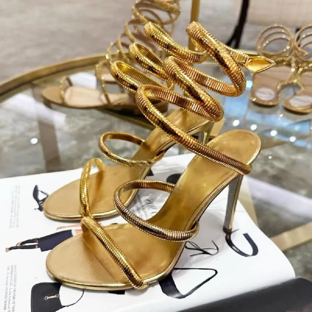 gold-snake-heels-pair