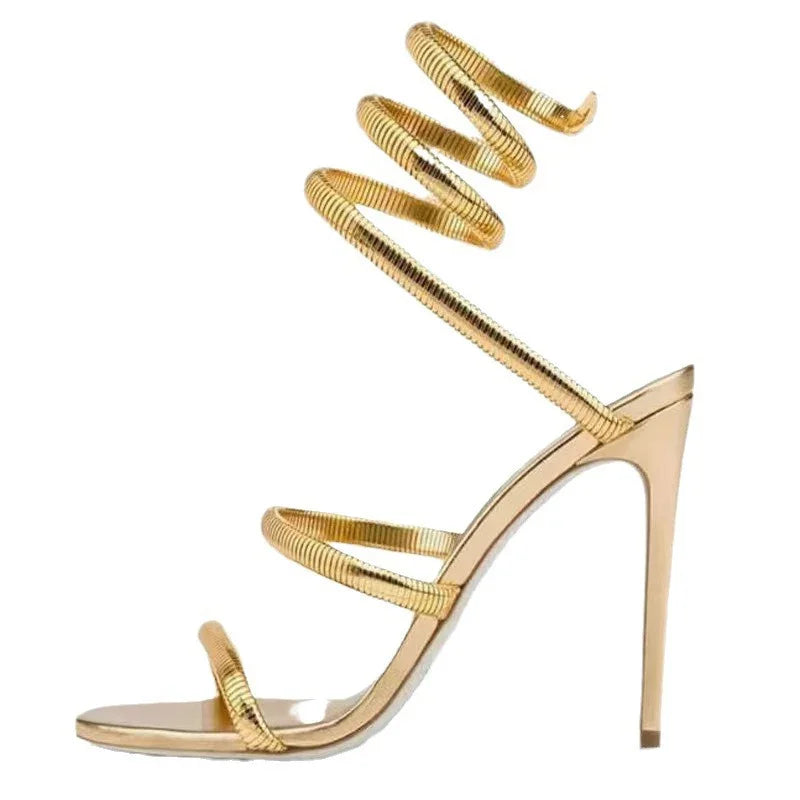 gold-snake-heels-side