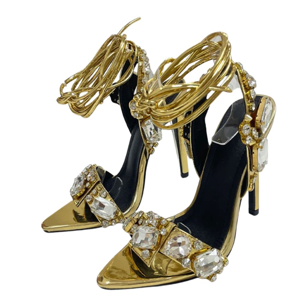 gold-strappy-rhinestone-heels-pair