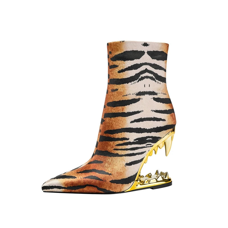 gold-tiger-teeth-heeled-booties