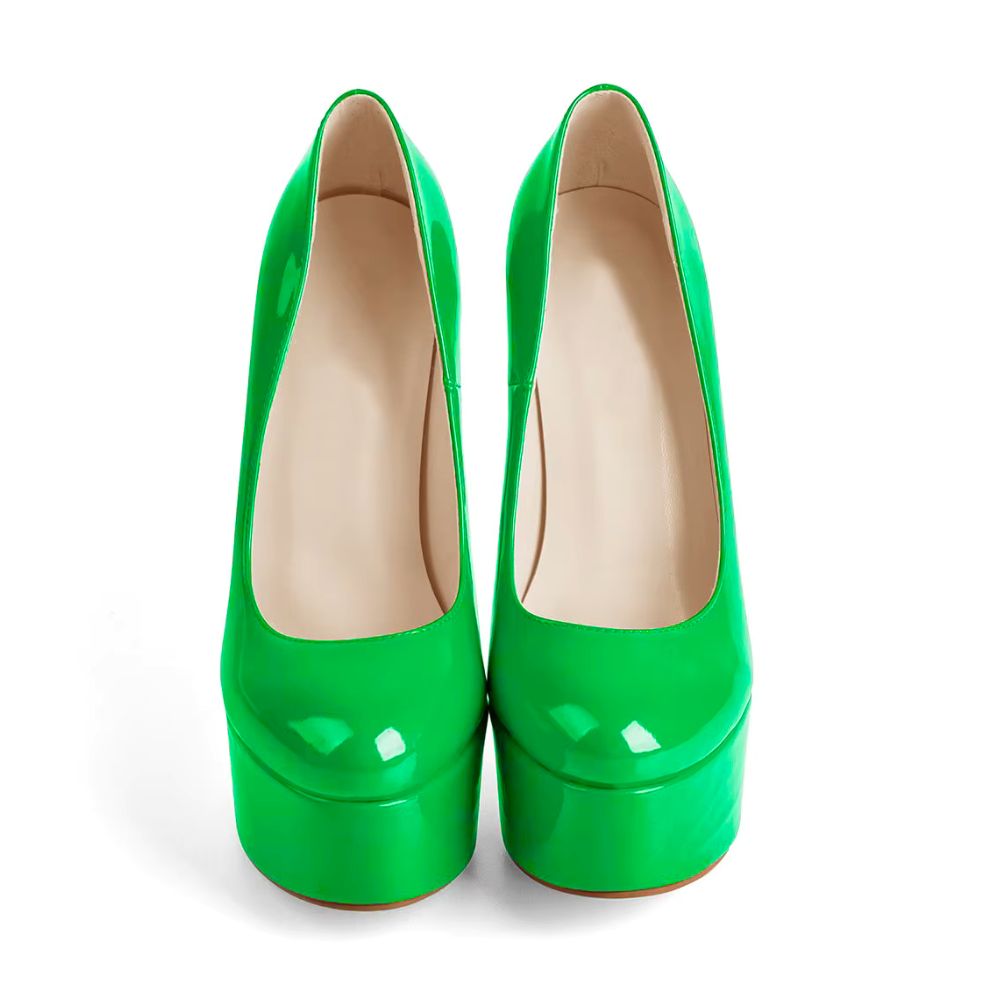 green-patent-leather-high-heels-front