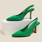 green-slingback-heels-pair