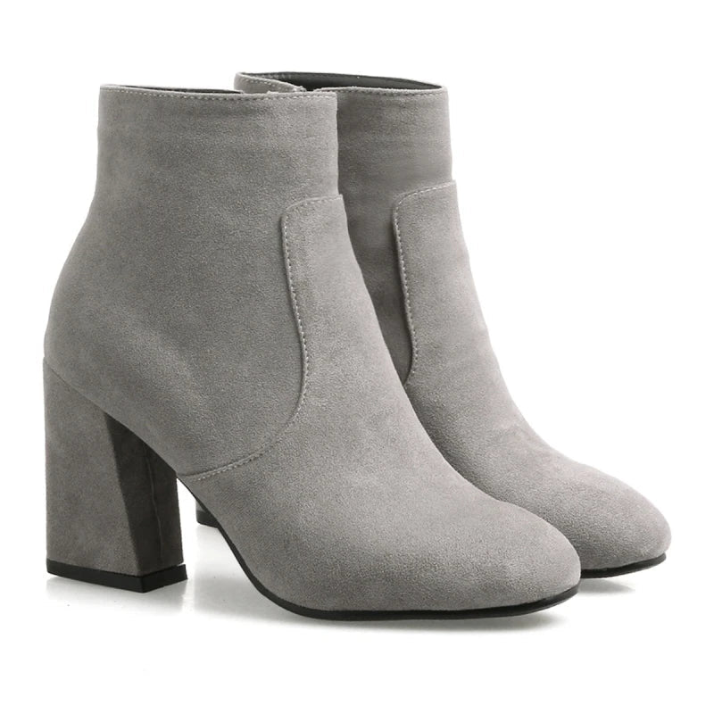grey-block-heel-booties-pair