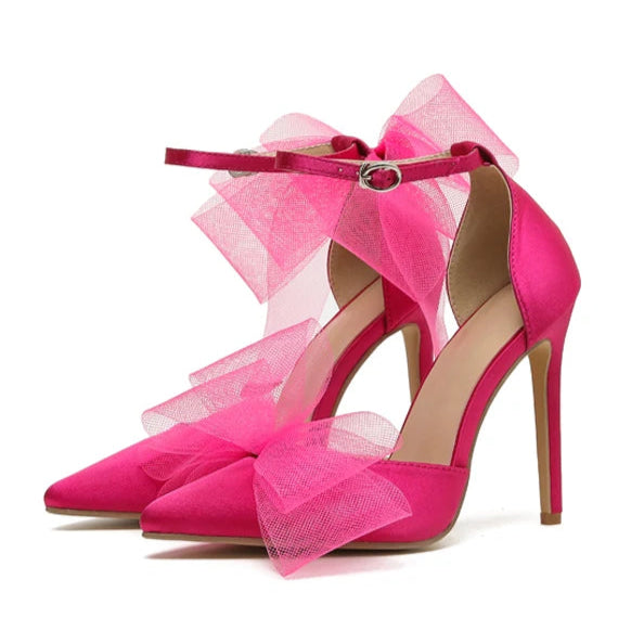 hot-pink-high-heels-with-bow-pair