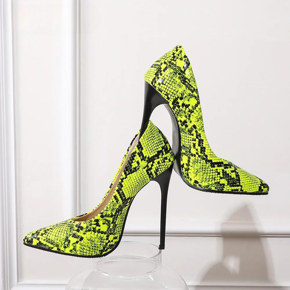 lime-green-snake-print-heels-side