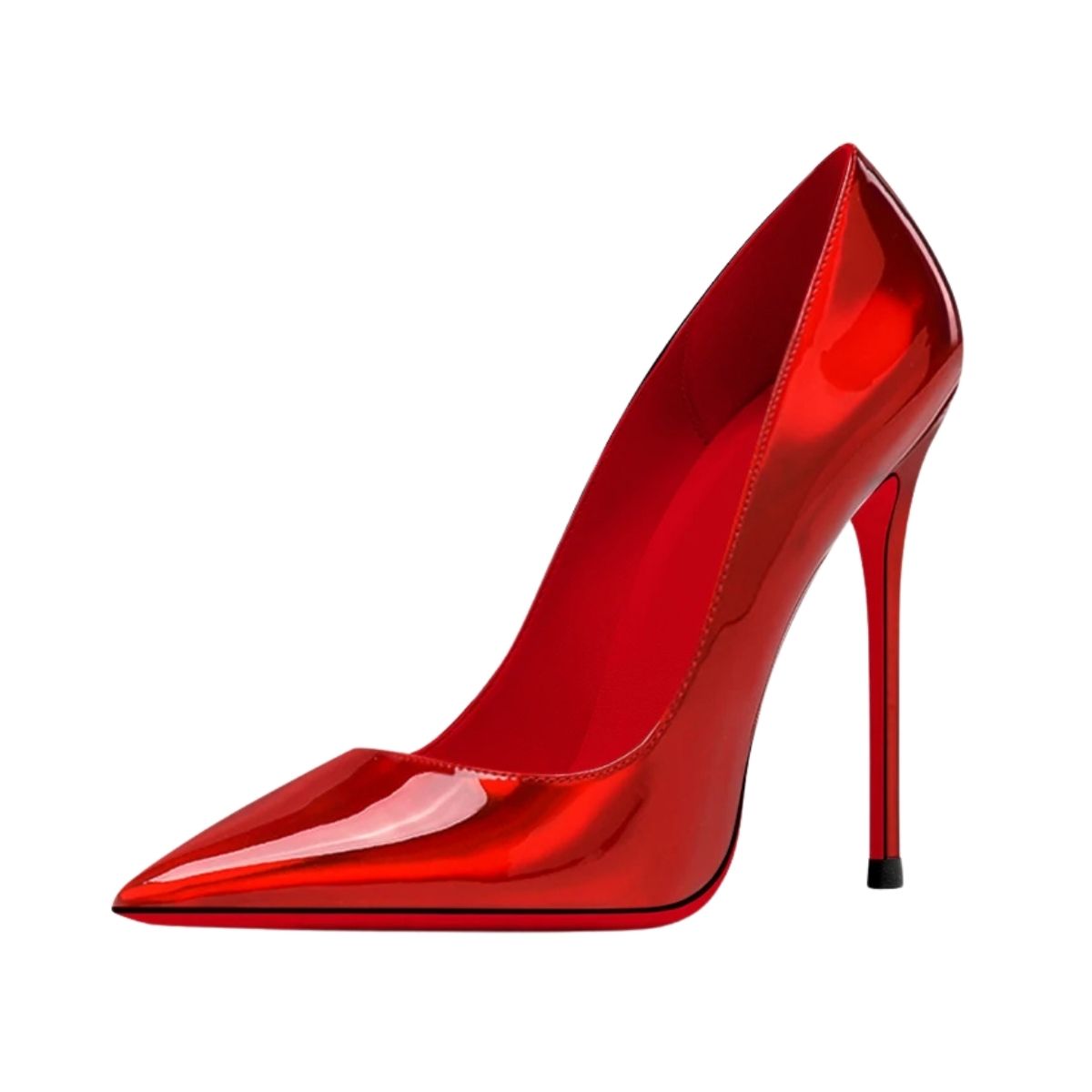 metallic-red-high-heels