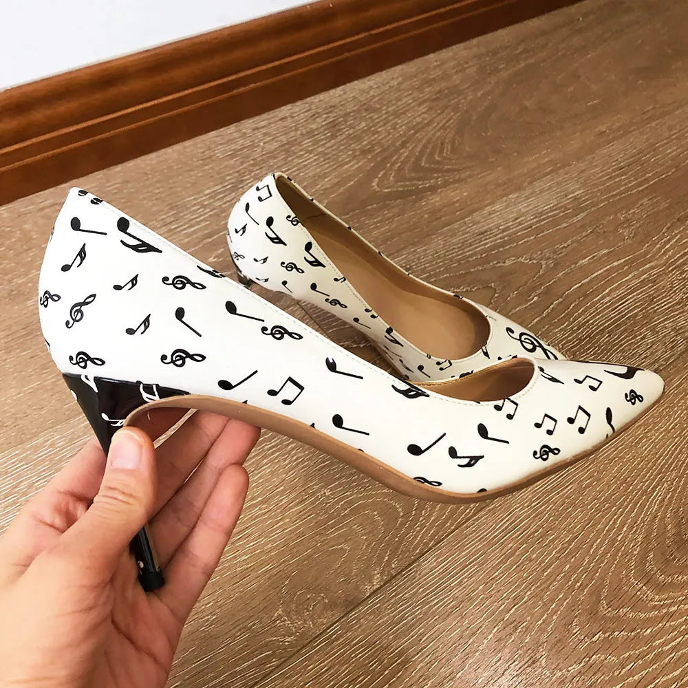 music-note-high-heel-pair-side