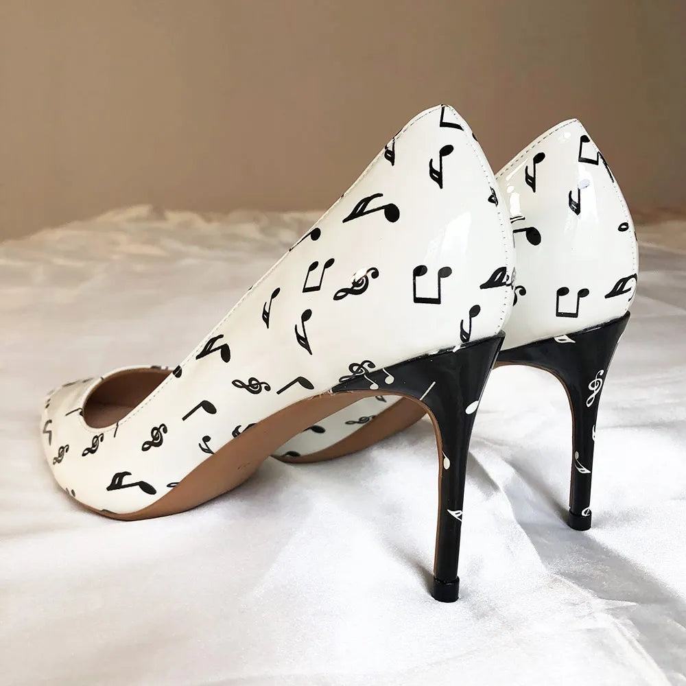 music-note-high-heels-pair-back