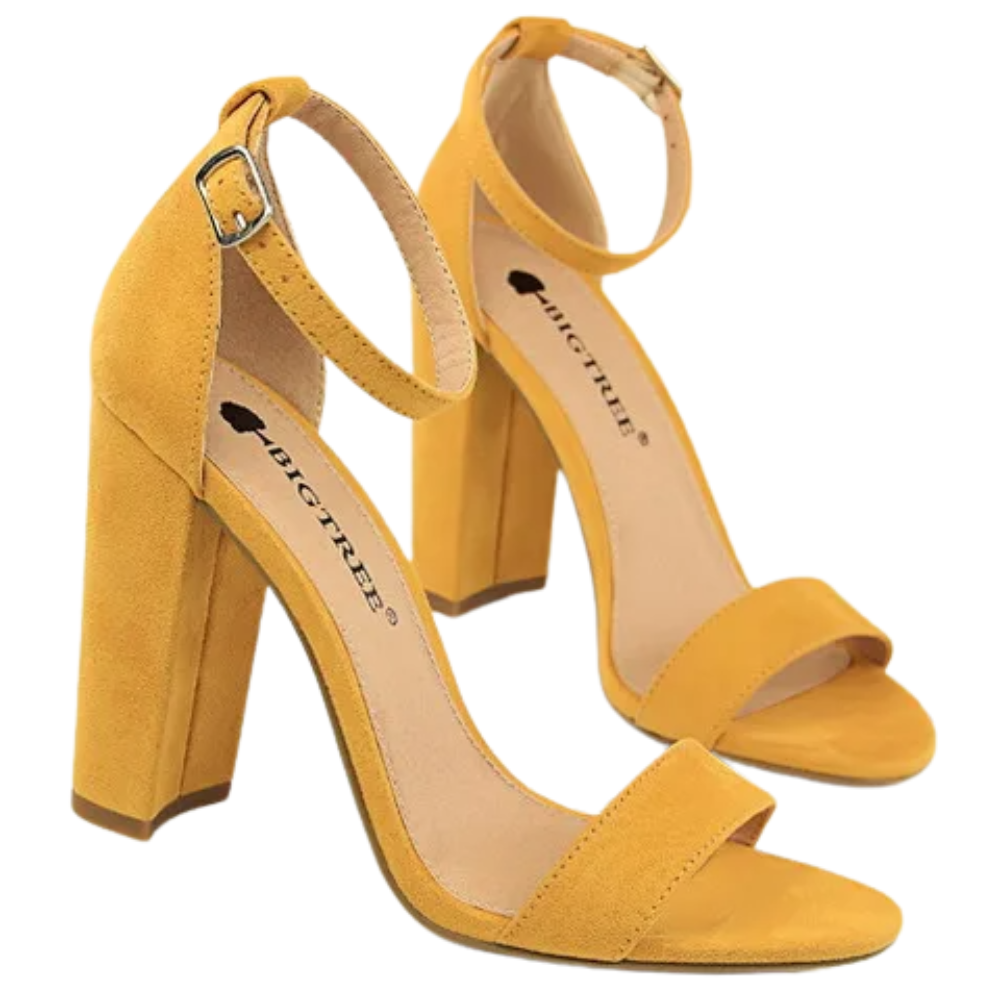 mustard-yellow-block-heel-sandals-pair