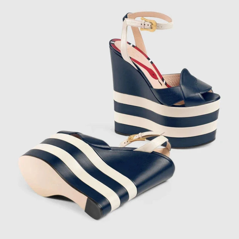 navy-blue-and-white-striped-wedges-bottom
