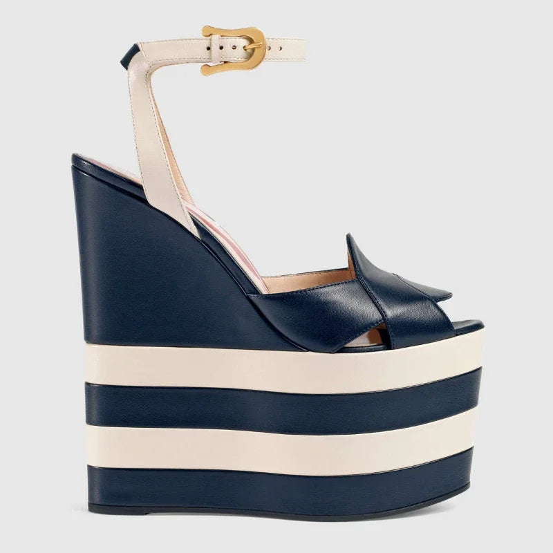 navy-blue-and-white-striped-wedges-side