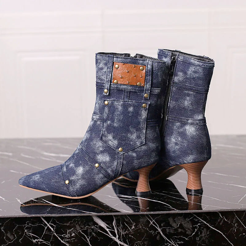 navy-blue-denim-patchwork-heeled-ankle-boots-back