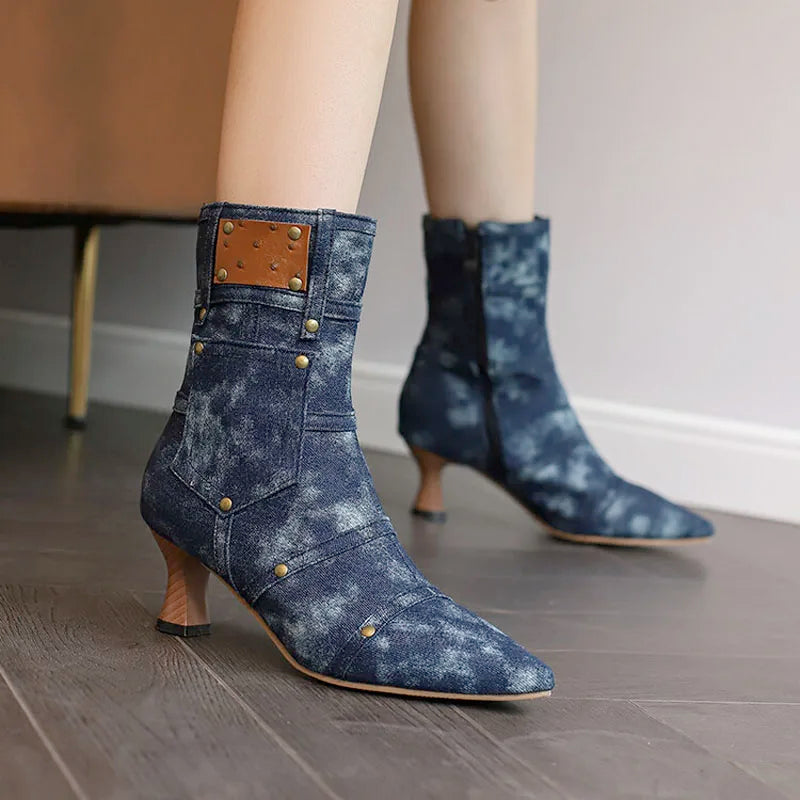 navy-blue-denim-patchwork-heeled-ankle-boots-woman
