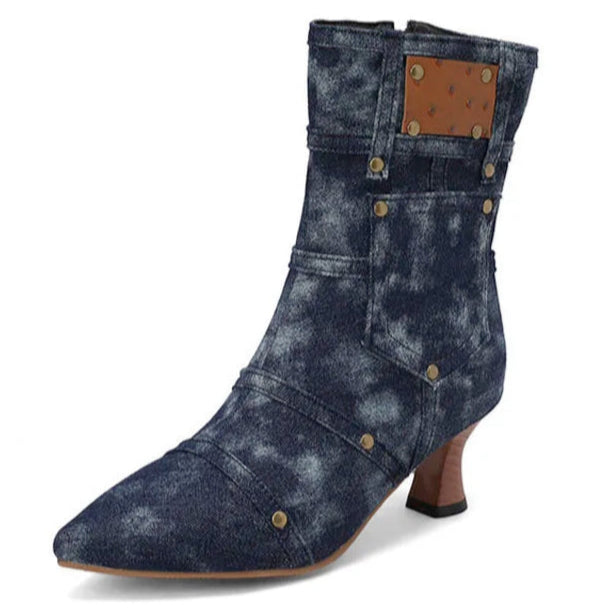 navy-blue-denim-patchwork-heeled-ankle-boots