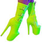 neon-green-heeled-boots-walk