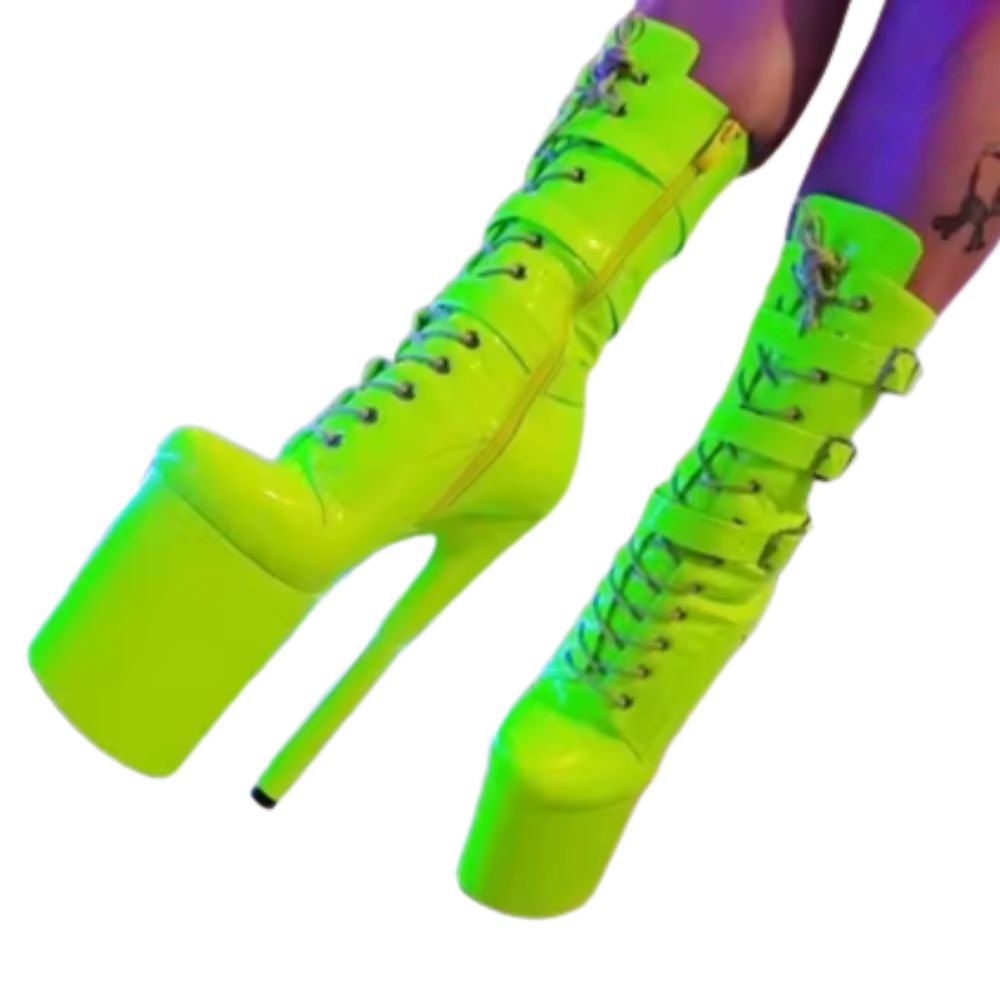 neon-green-heeled-boots-woman