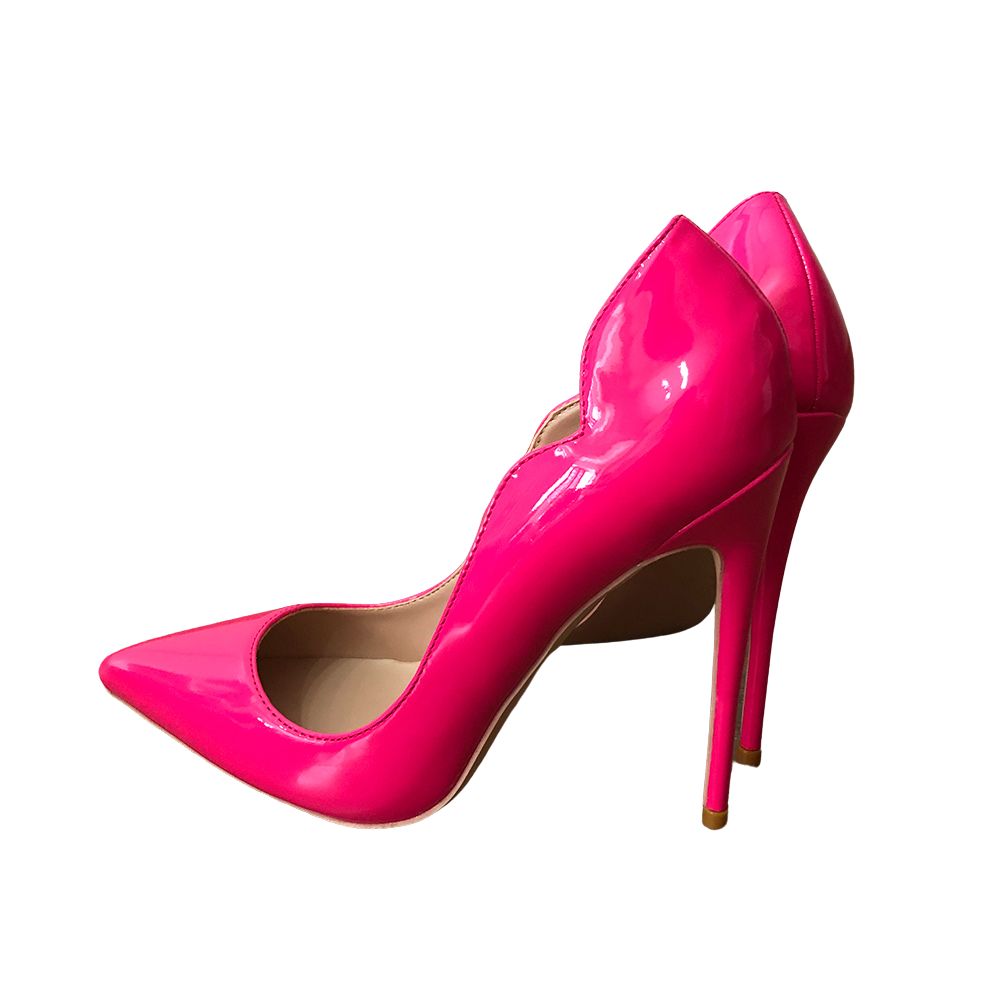 neon-pink-high-heels-for-women-back