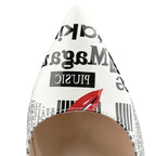 newspaper-print-high-heels-pointed-toe