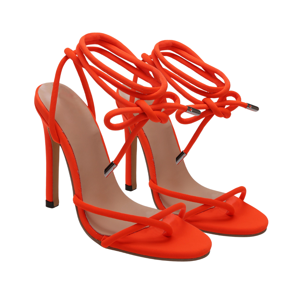 orange-strappy-high-heels-pair