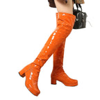 orange-thigh-high-chunky-heel-boots-model