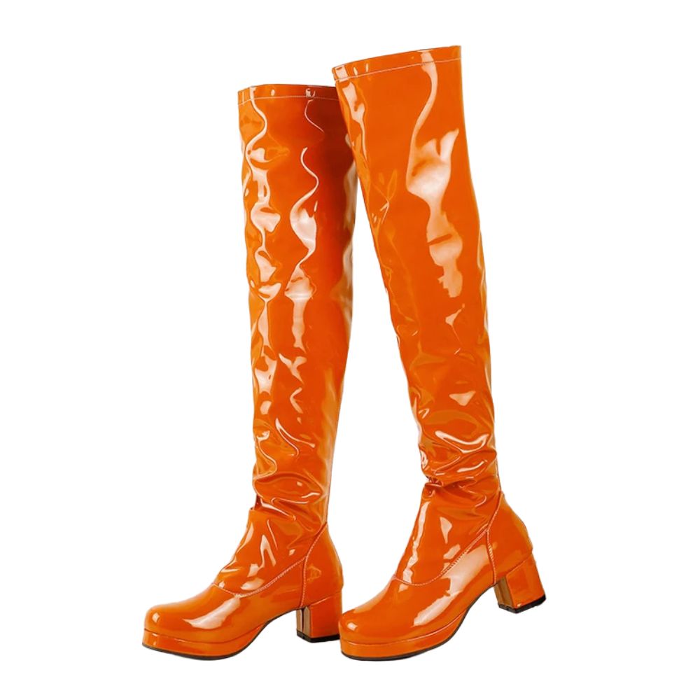 orange-thigh-high-chunky-heel-boots-pair