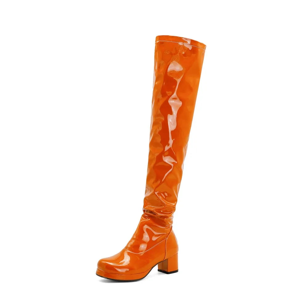 orange-thigh-high-chunky-heel-boots